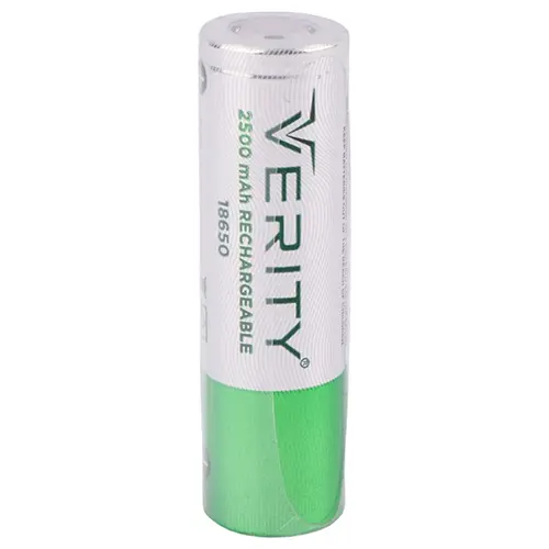 18650-Verity-1.webp باتری 18650 برند وریتی با ظرفیت 2500 میلی آمپر - تصویر 1