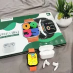 ساعت هوشمند KEQIWEAR اصلی مدل KW22 ULTRA2 به همراه ایرپاد و 7 عدد بند - تصویر 2