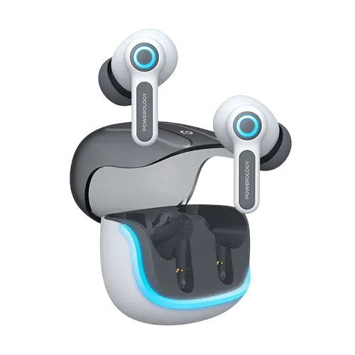 QUAD-ENC-RGB-1.webp ایرپاد بلوتوثی پاورلوجی (POWEROLOGY) مدل QUAD ENC RGB - تصویر 1