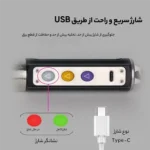 چراغ قوه یووی (UV) اسمال سان (SmallSun) اورجینال مدل 36F - تصویر 4
