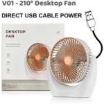 پنکه رومیزی شارژی مدل V01 - تصویر 3