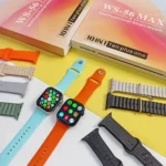 ساعت هوشمند برند WISME طرح اپل واچ سری 9 مدل WS-56 MAX با 10 عدد بند - تصویر 2