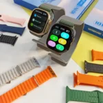 ساعت هوشمند برند WISME طرح اپل واچ مدل WS-57 ULTRA 2 با 10 بند