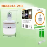 چراغ چادر و لامپ اضطراری برند OKGO مدل FA-7936 - تصویر 3